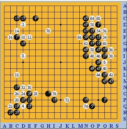 ヒカルの碁 棋譜並べ 塔矢アキラ対一柳棋聖 へいほう